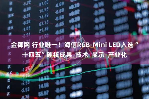 金御网 行业唯一！海信RGB-Mini LED入选“十四五”硬核成果_技术_显示_产业化