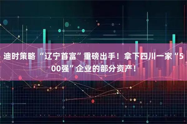 迪时策略 “辽宁首富”重磅出手！拿下四川一家“500强”企业的部分资产！