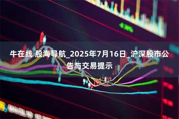 牛在线 股海导航_2025年7月16日_沪深股市公告与交易提示